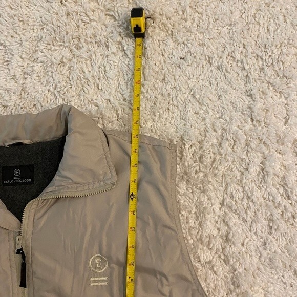 Explo-Tec-2000 Men's Outdoor Vest. Beige Color. XL. Sportswear. Gorpcore. Grunge - Picture 15 of 16